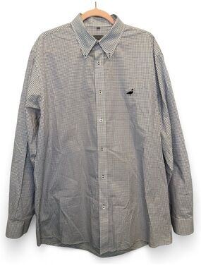 Properly Tied The Homestead Collection Plaid Button Down Shirt Men's XXL Preppy